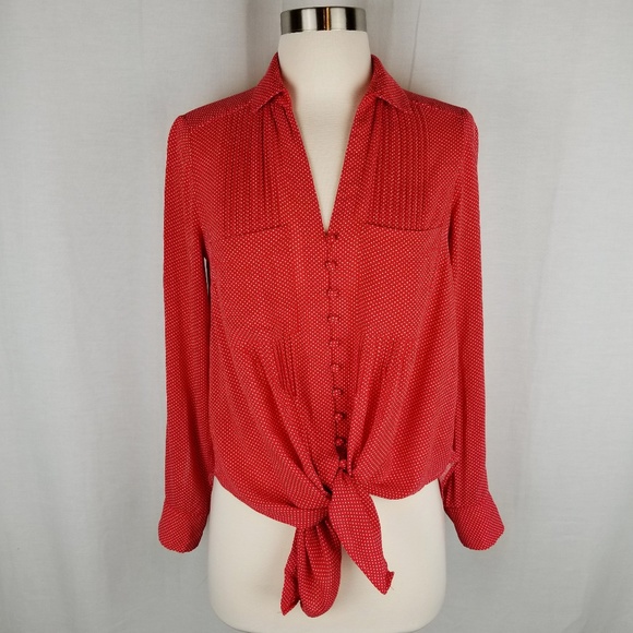 Anthropologie Maeve Matilda polka dot blouse xs - Picture 2 of 7